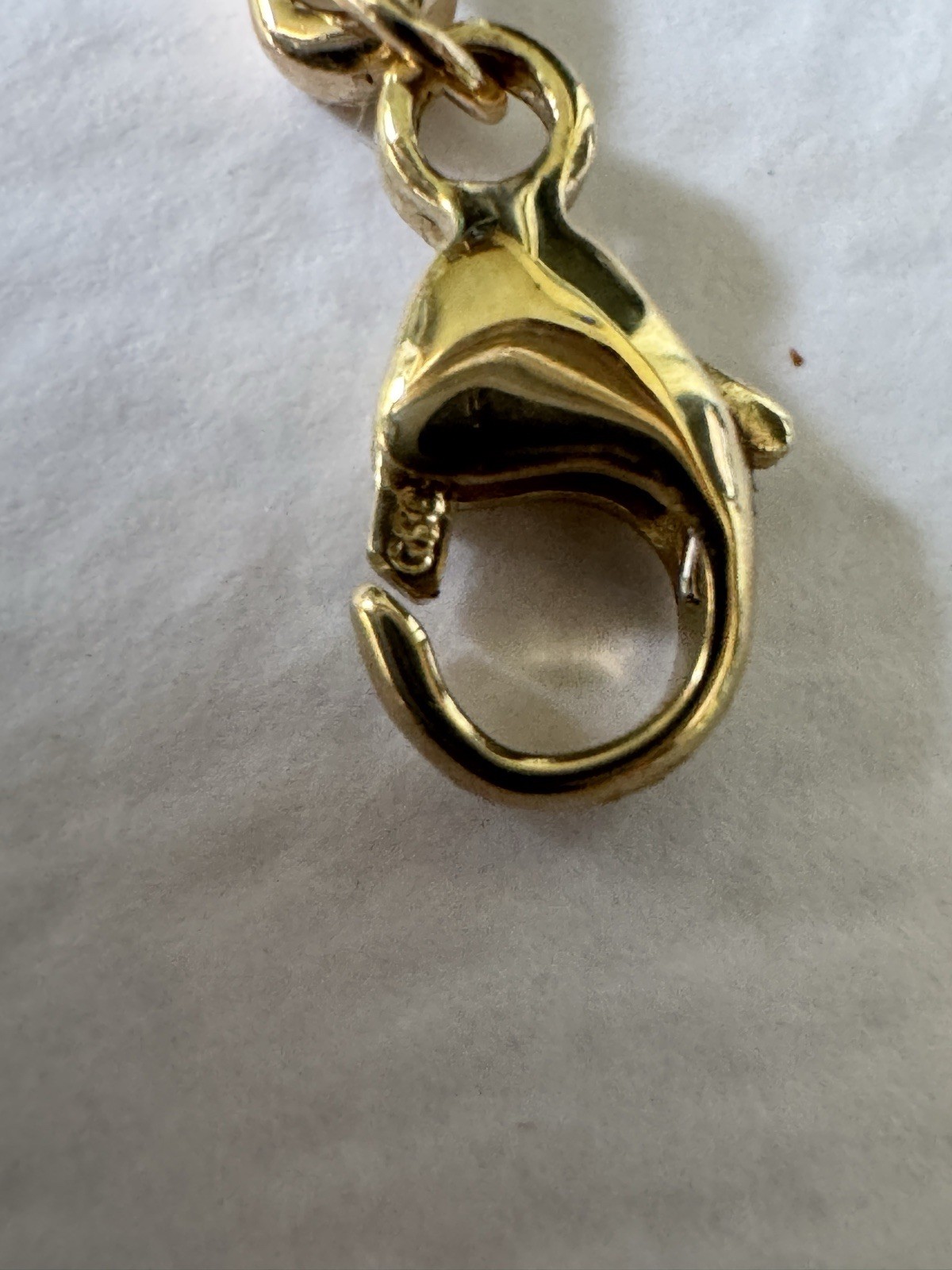 Pandora Era Bezel 14k Gold Lab-grown Diamond Pendant Necklace 0.15ct TW