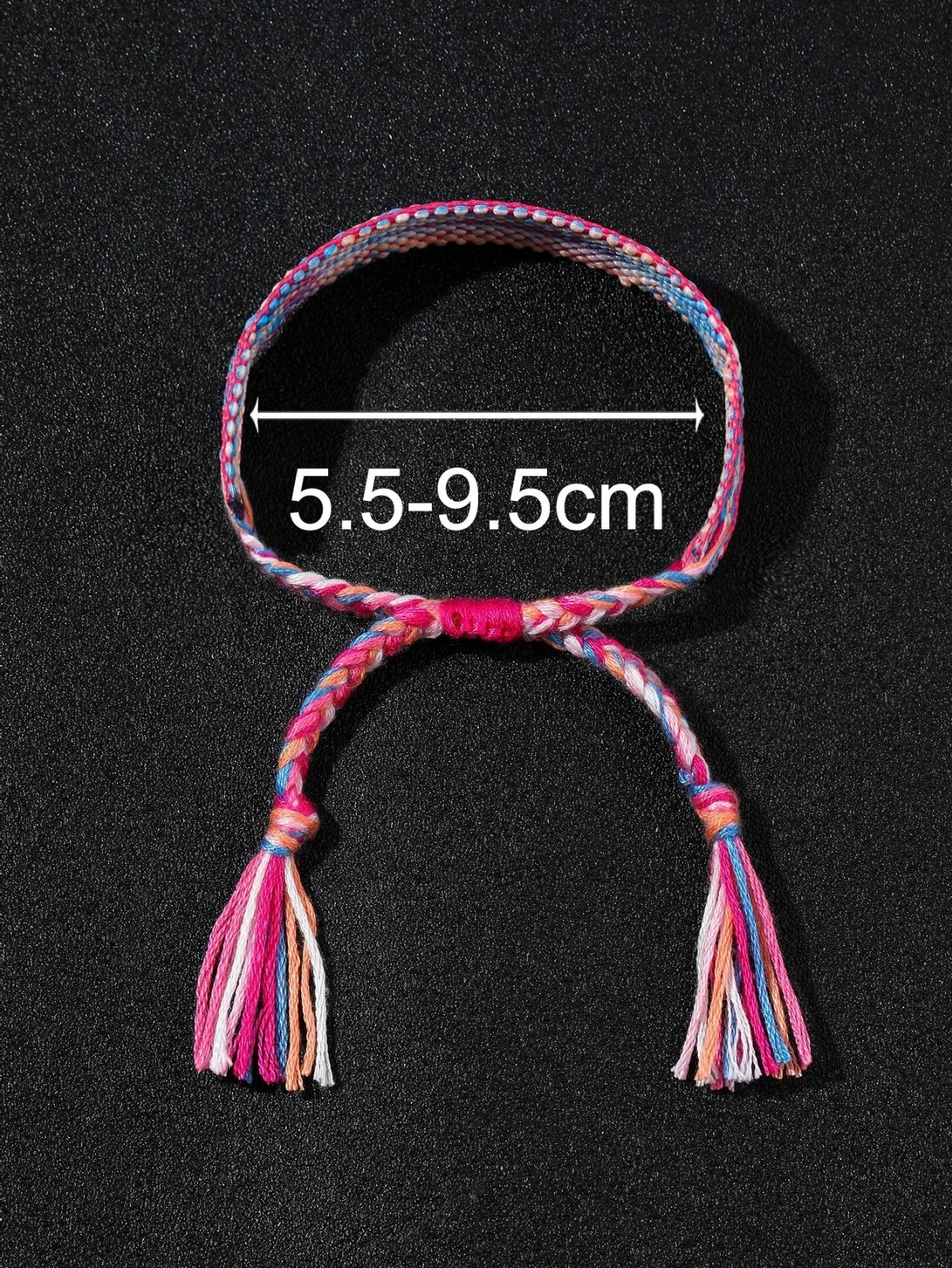 12pcs Bohemian Woven Friendship Bracelets Adjustable String Bracelet Set – NEW