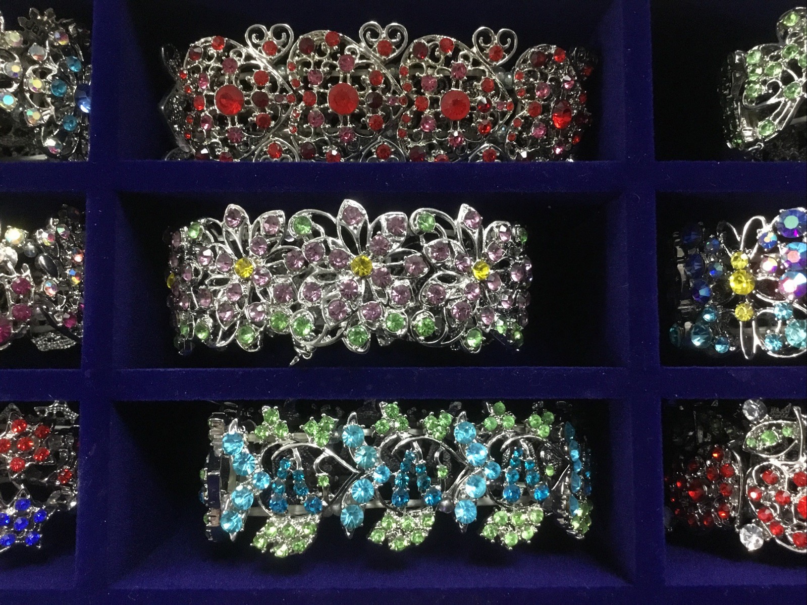 Willabee and Ward Sparkling Seasons Crystal Bracelets with Display Case