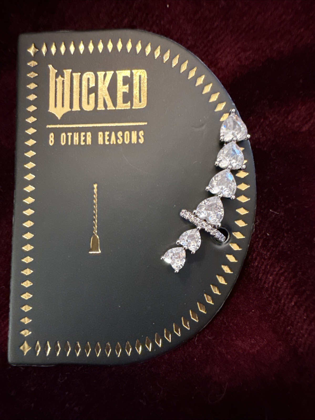 Wicked 8 Other Reasons X Revolve Bewitched Ear Crawler Earring Silver Rhodium