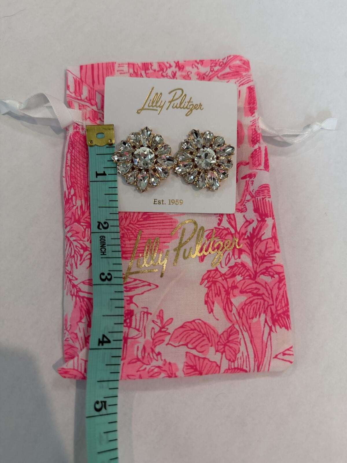 Lilly Pulitzer Rhinestone Cluster Earrings