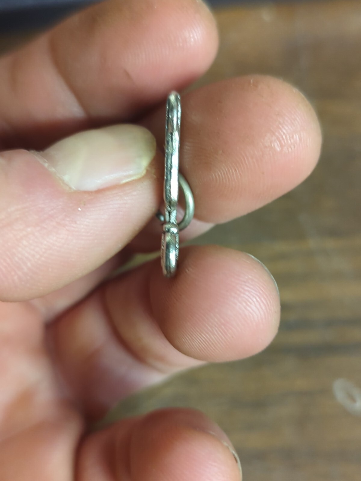 Base Metal Motorcycle Charm 1 In By 1/2 In High