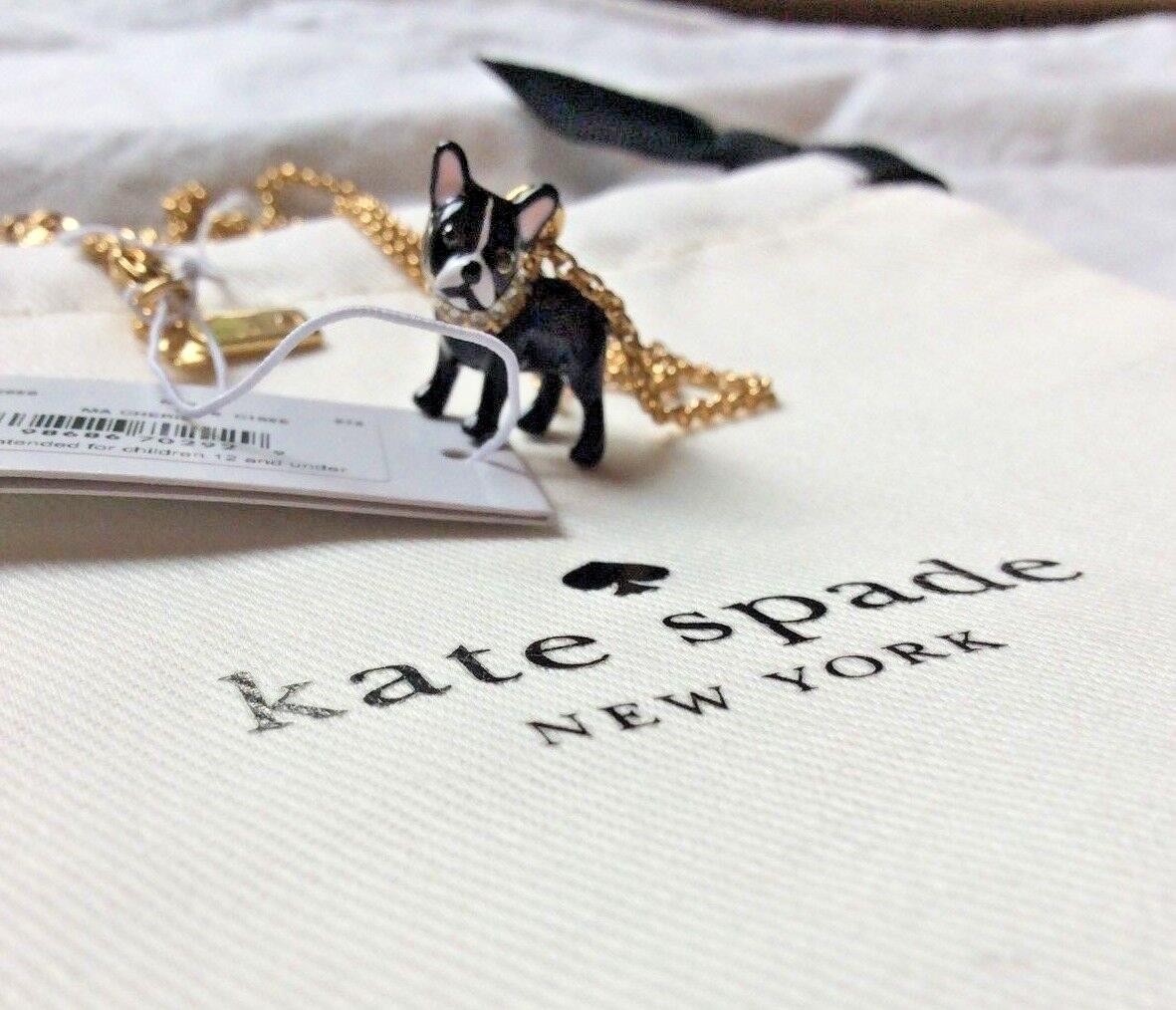 Kate Spade Necklace Disney holiday mom Dog gold puppy birthday gift party teen “