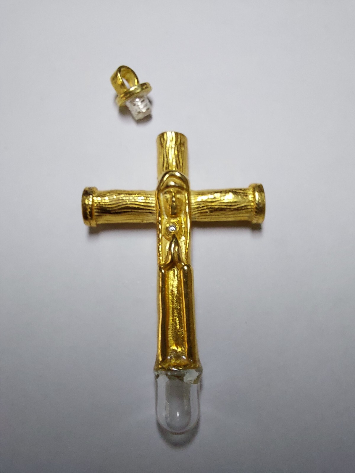 Virgin Mary Crucifix Necklace