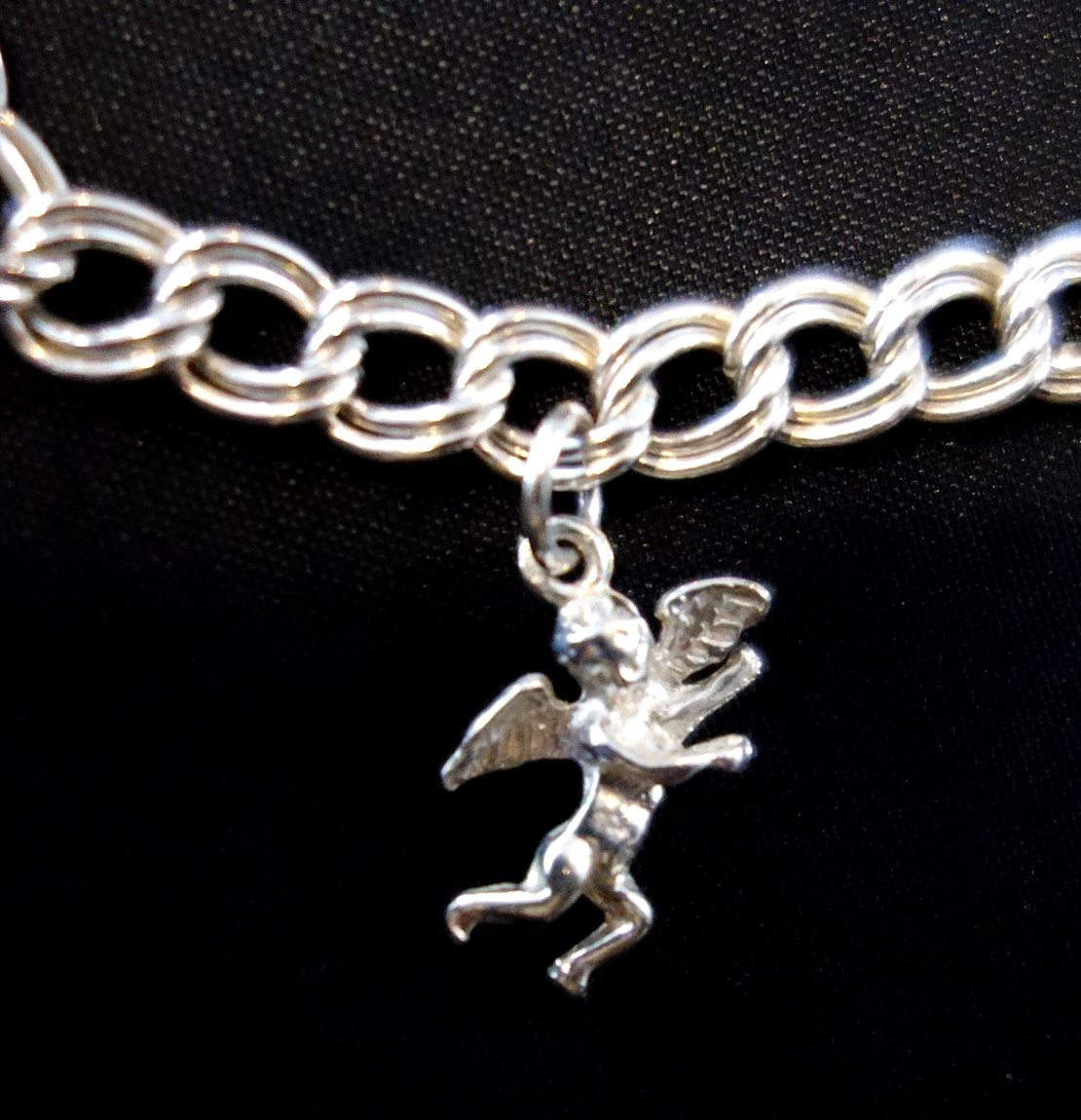 925 Sterling Silver Charm Bracelet -Made in Italy- 4 Charms – 21st Birthday Gift