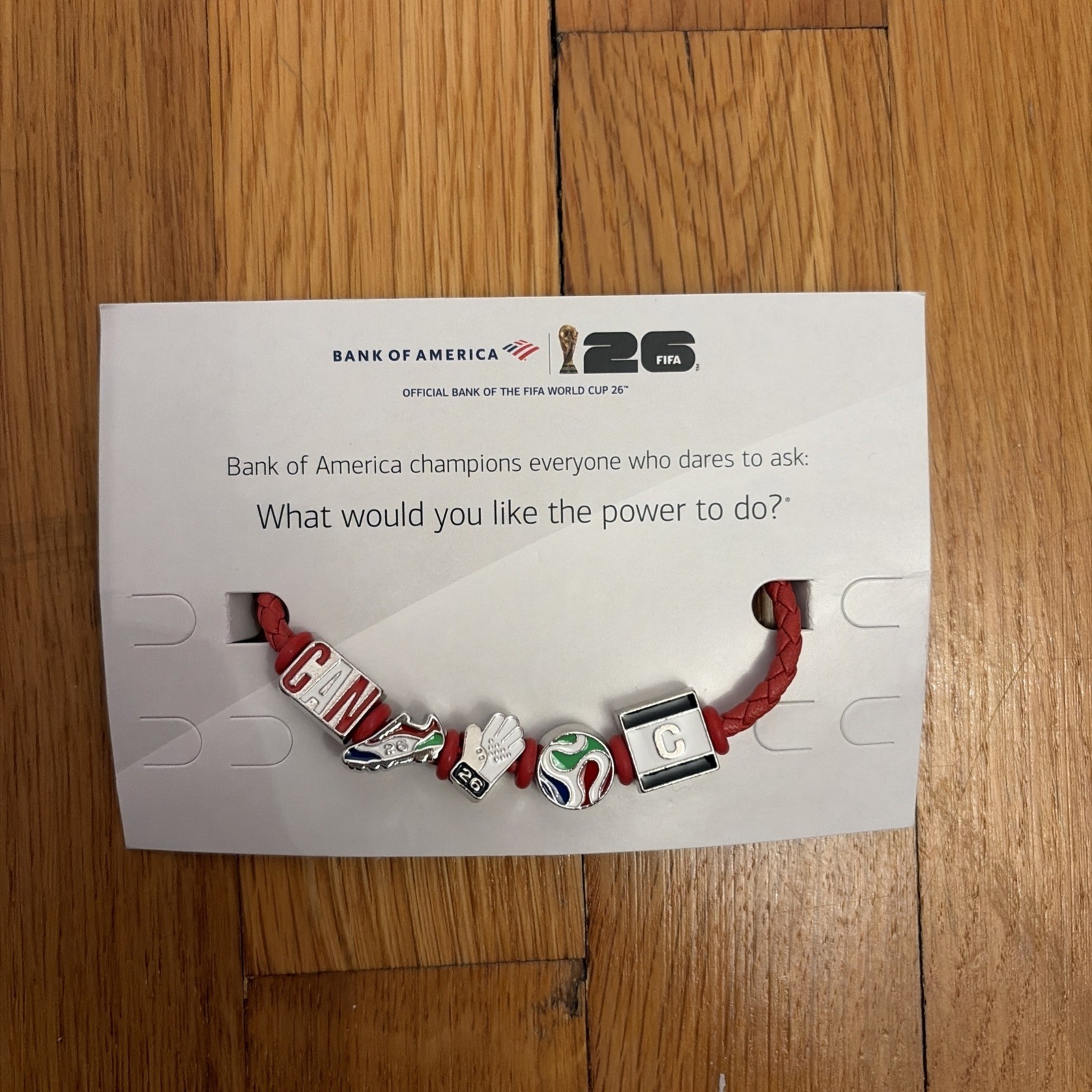 FIFA World Cup 2026 Bank of America CANADA Bracelet