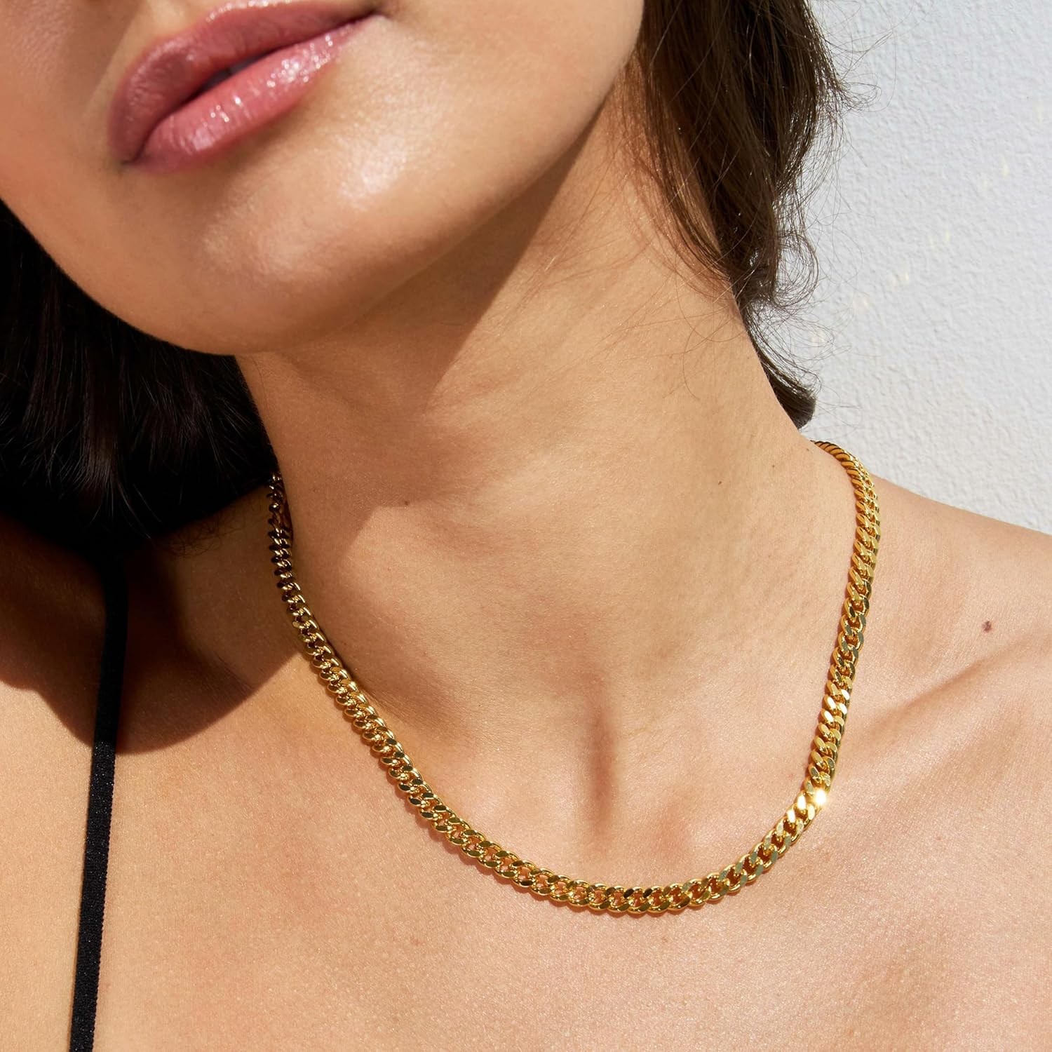 Gold Necklaces Stack for Women Non Tarnish, Dainty 14k Gold Plated Layered Gold