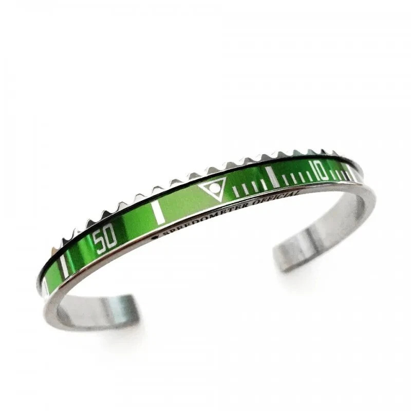 Personality Stainless Steel Men and Women Bracelets Digital Speedometer Bracelet