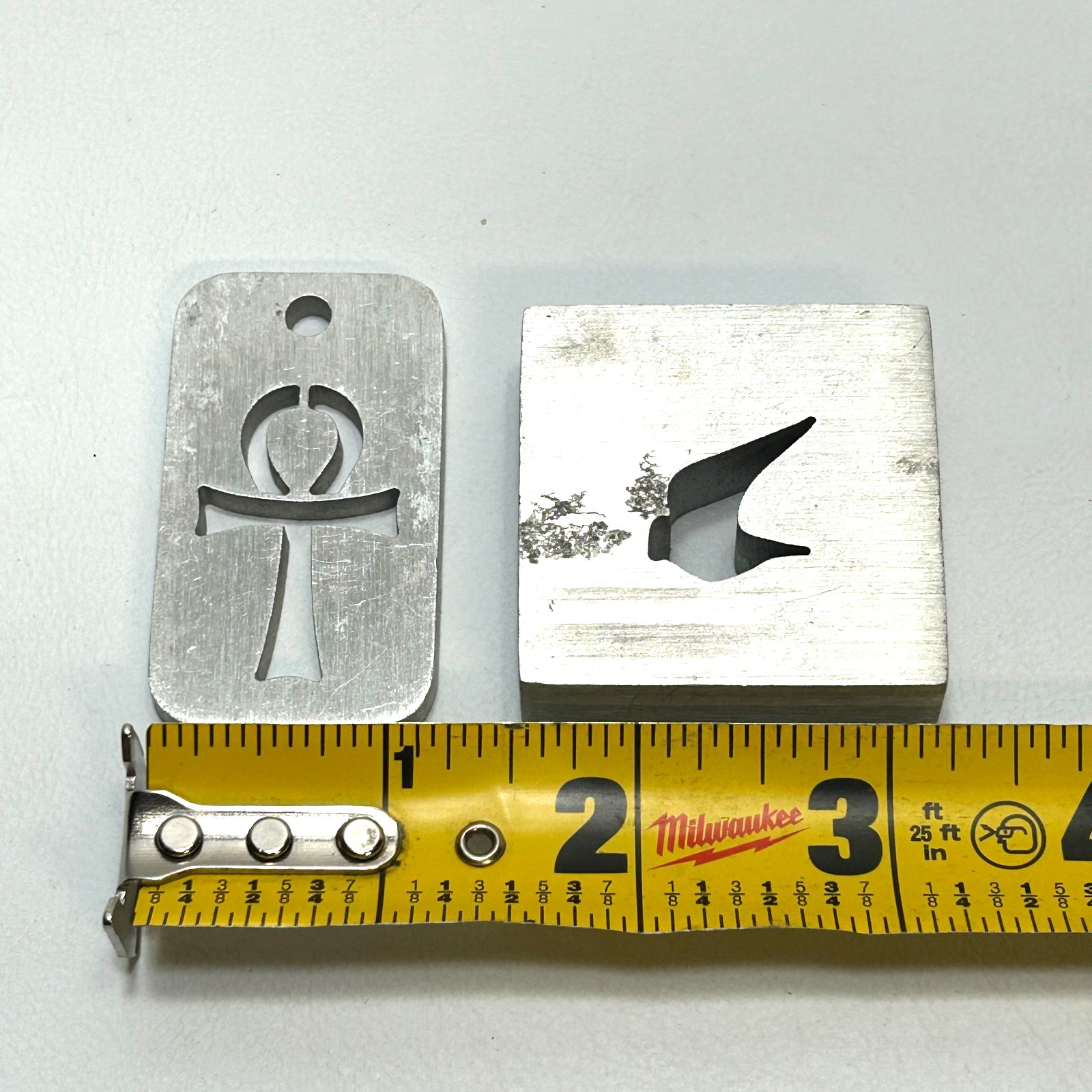Ankh Cross & Dove Metal Jewelry Stamp Die Tool Set Pendant Maker