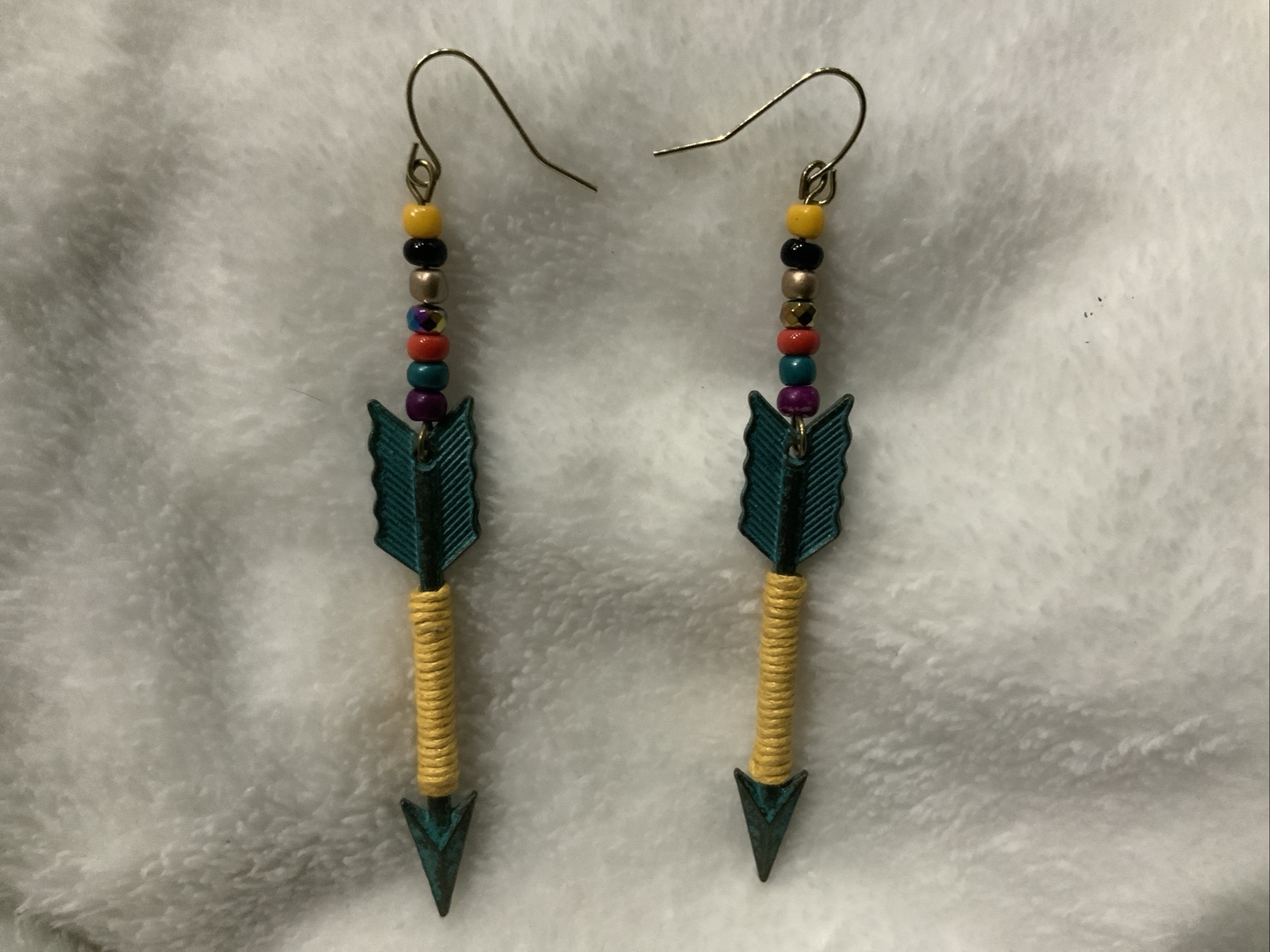 Copper Arrow Earings