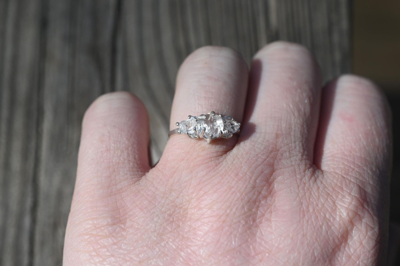 Engagement ring Lake county diamond sterling silver size 3 4 5 6 7 8 9 10 11 12
