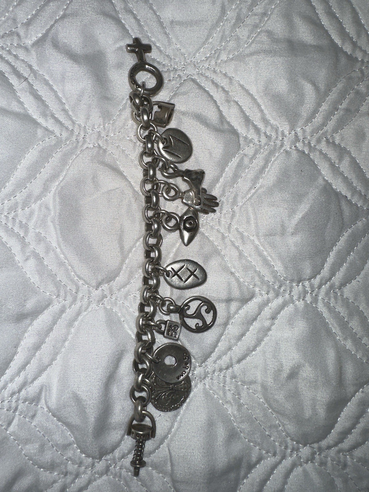Uno de 50 Silver-Plated Bracelet