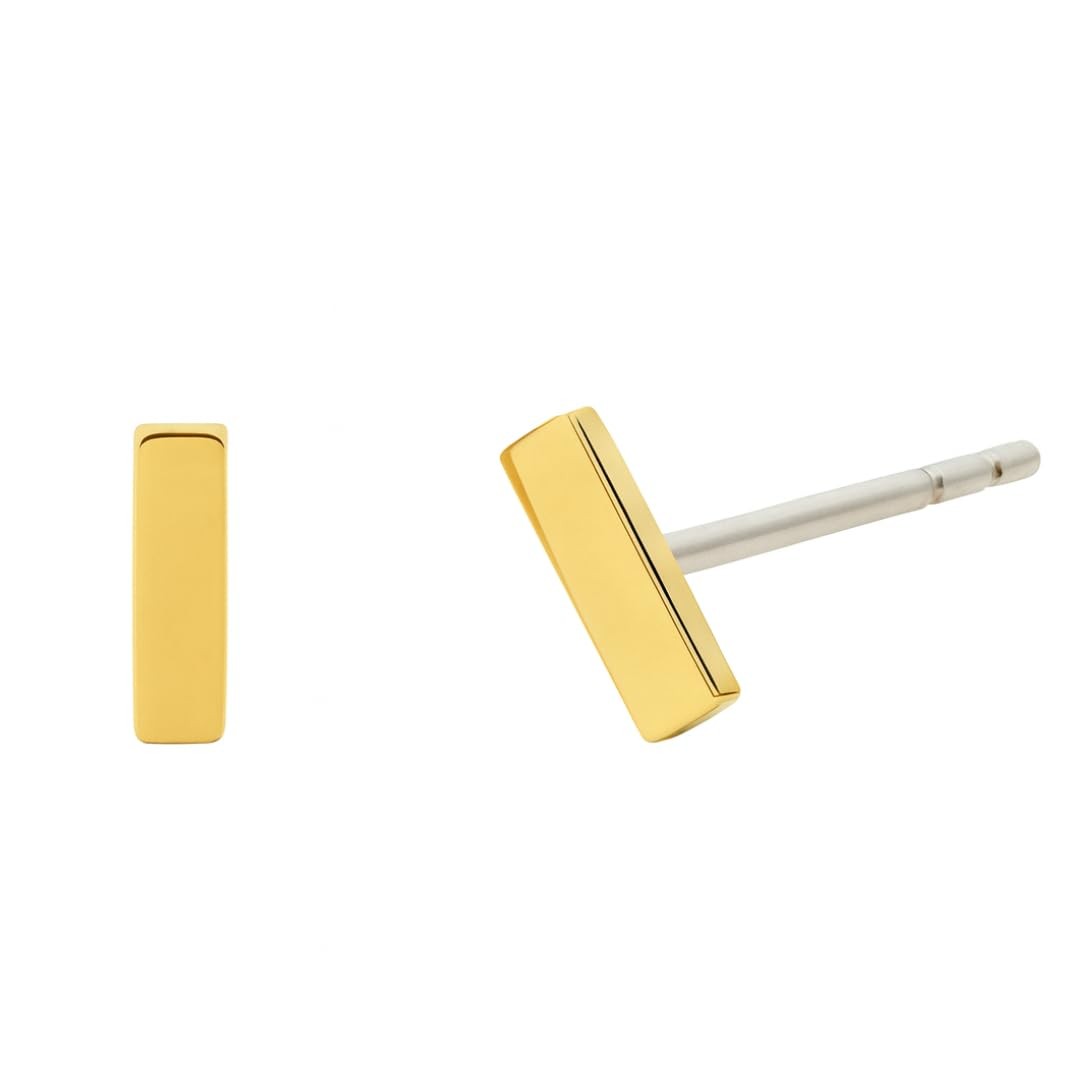 | Titanium Stud Earrings for Women – Mini Isla Gold | Implant Grade Jewelry f…