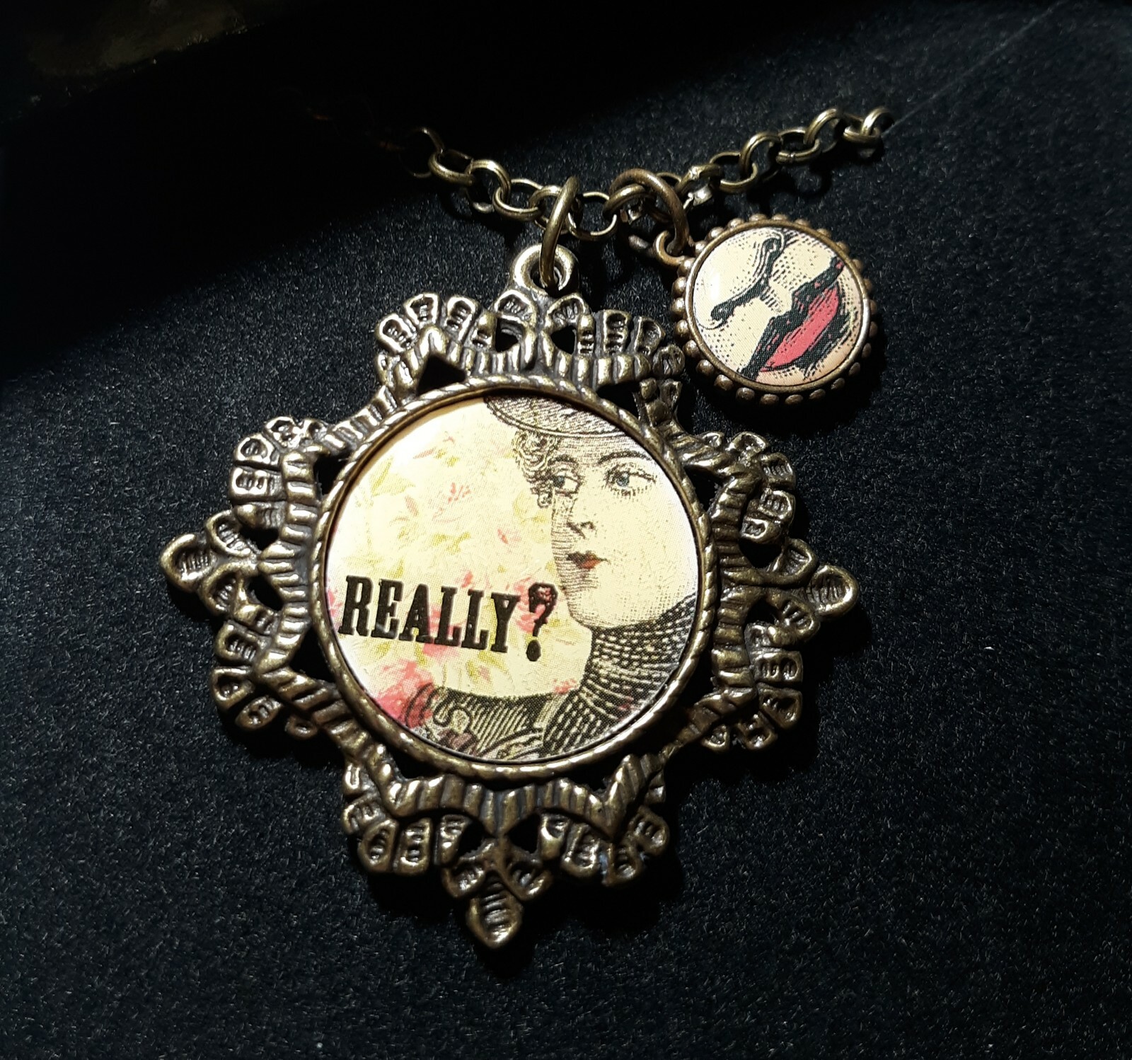 *** RETIRED – JKC Jessica Kagan Cushman Really? “attitude” Necklace ***