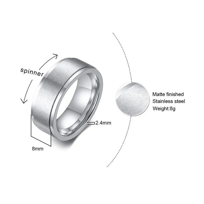Titanium Wedding Ring Band Brushed Matt & Polished Mens Womens Court Shaped