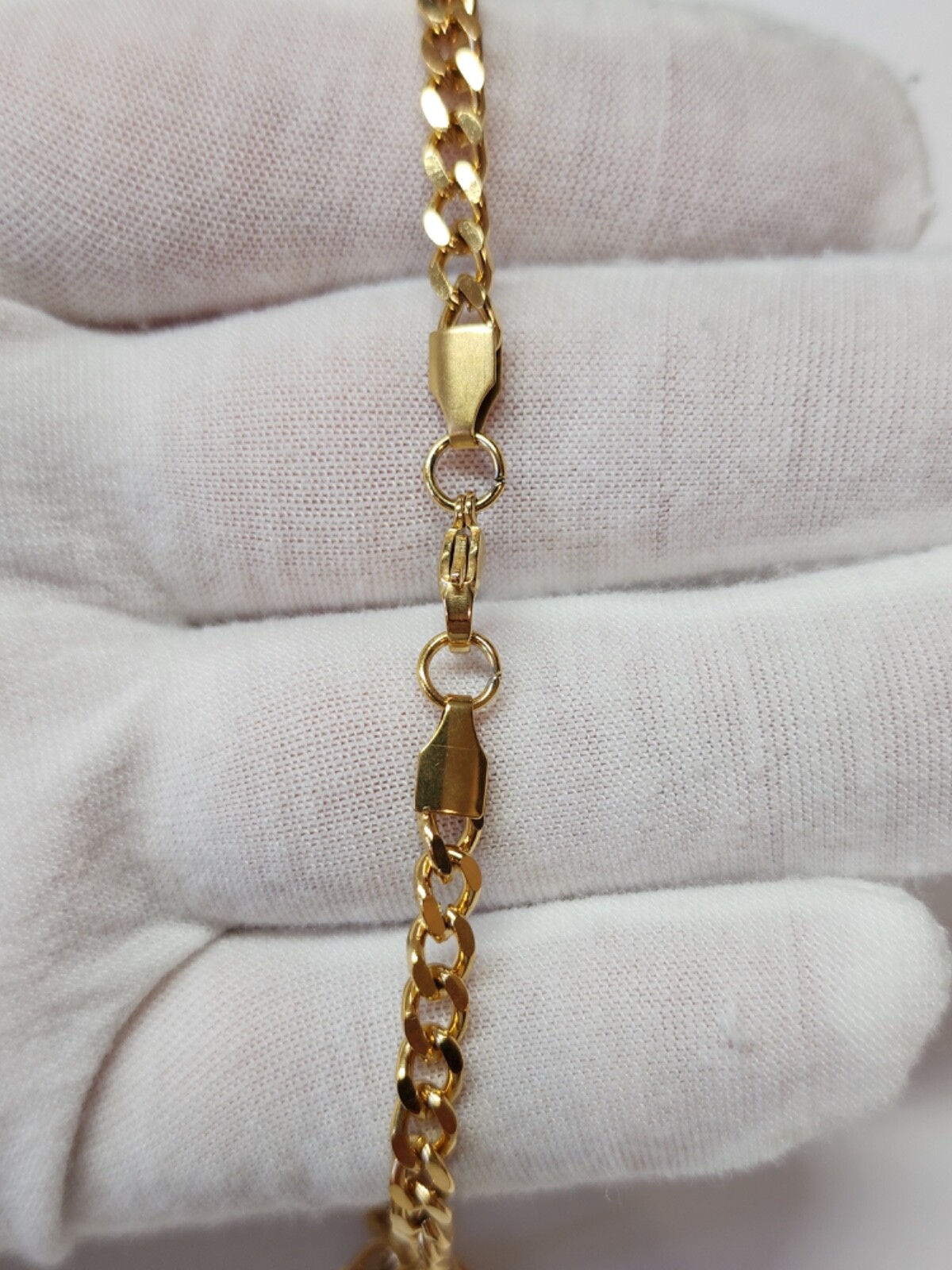 Stainless Steel Gold Plated Cuban Chain Necklace 5mm Unisex, Hip Hop Jewelry Men