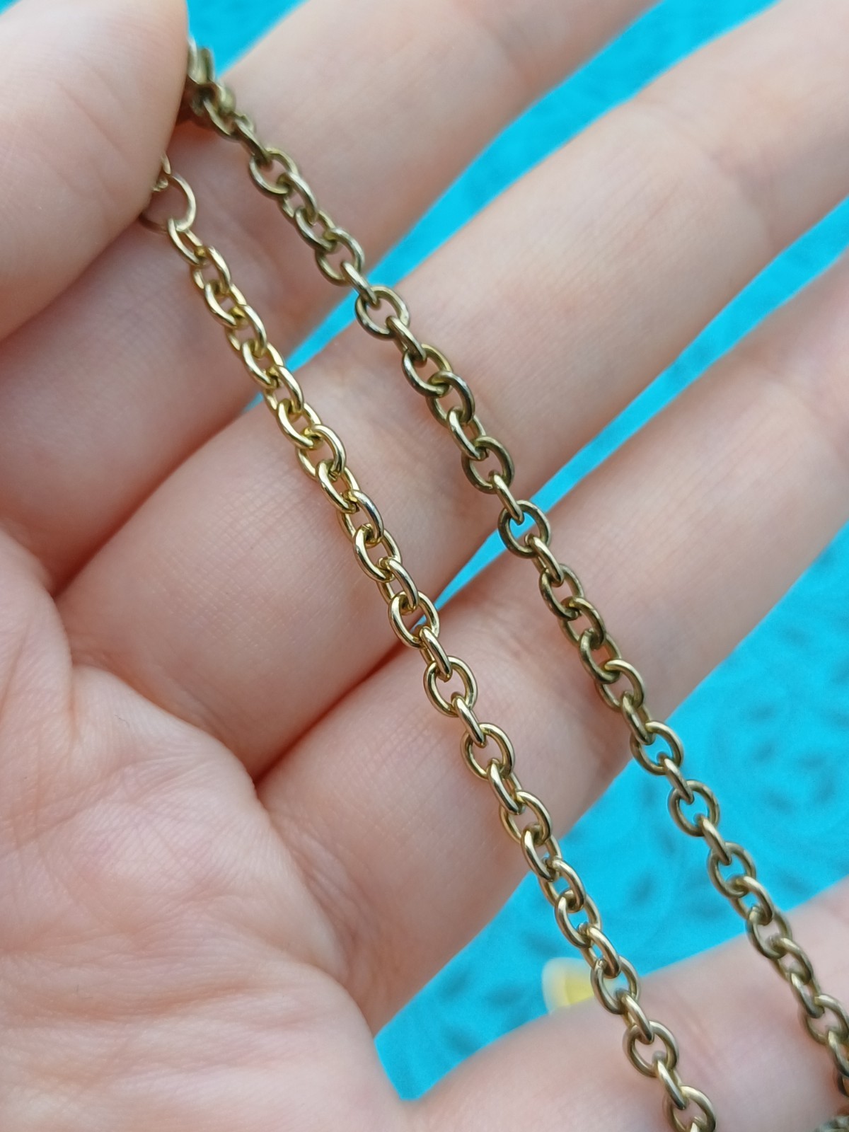 Modern Beautiful Gold Tone & Yellow Mixed Shaped Gem Y Drop Chain Necklace