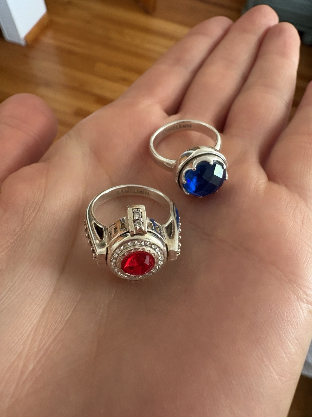 Rare Kameleon JewelPop Collector Set – 10 Pops, 2 Rings (6.5 size) & Mirror Case