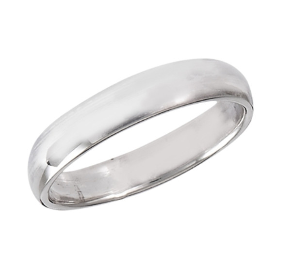Sterling Silver 3mm High Polish Wedding Band Ring – Unisex Classic Comfort Fit