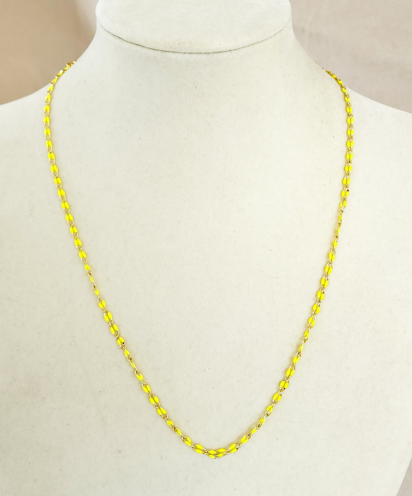 Melania Clara Necklace Lot Of 6 Color Enamel Gold Plated Multi Color Variety