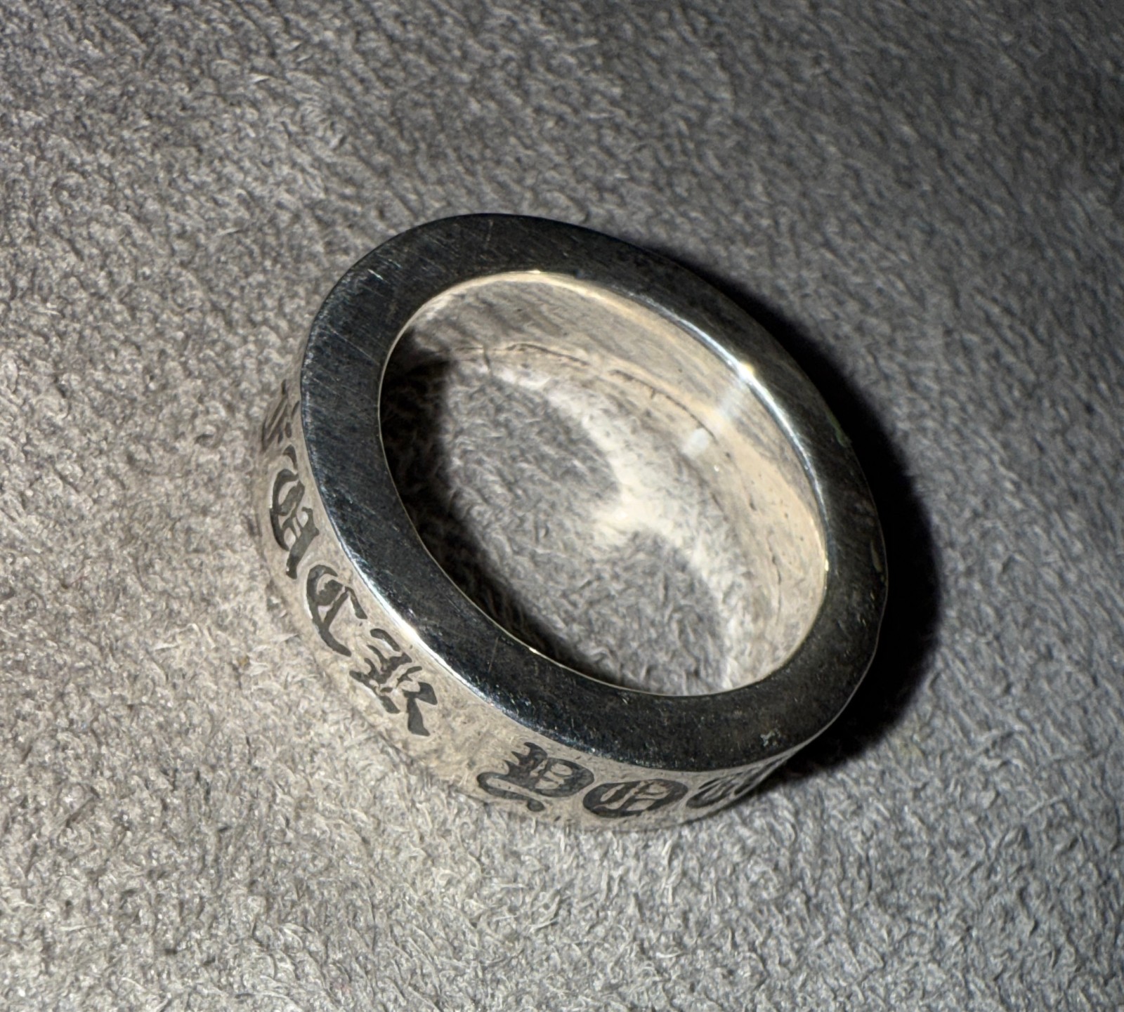 Chrome Hearts Fxxk You Spacer Ring 6mm 🔥 Best Price *Pre Owned* 2003 Size 9.5