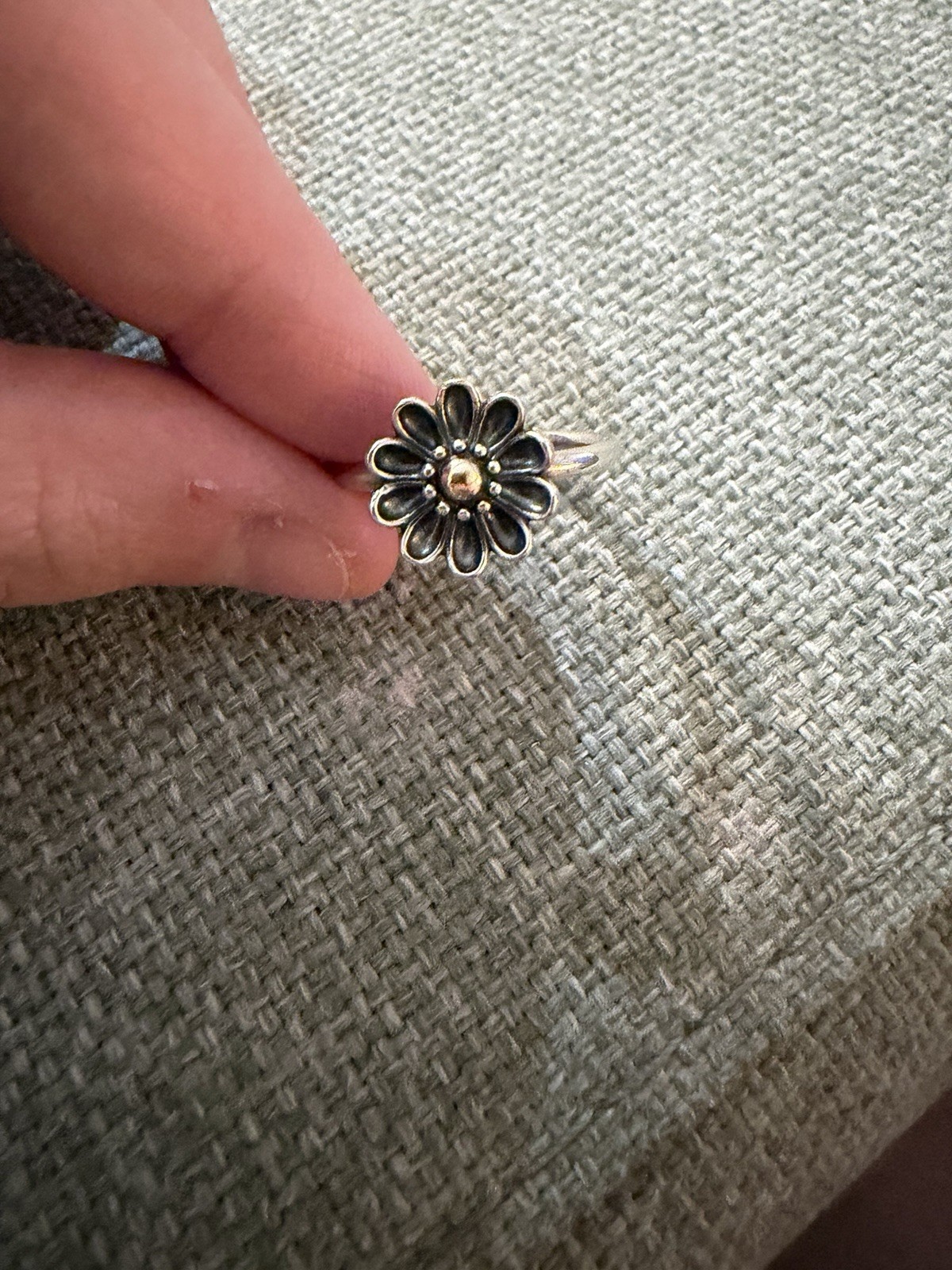 PANDORA Flower Band Ring