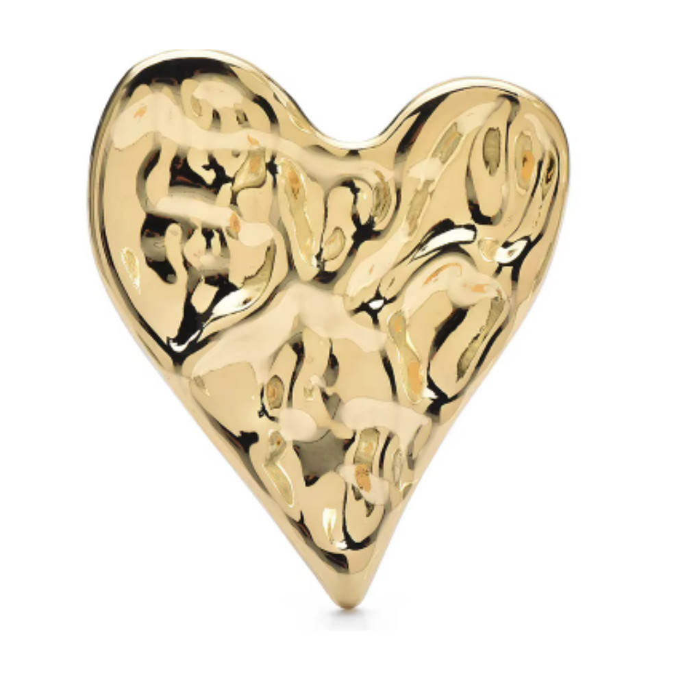 Big Gold Heart Brooch Love Pin Jewelry for Women Gift USA