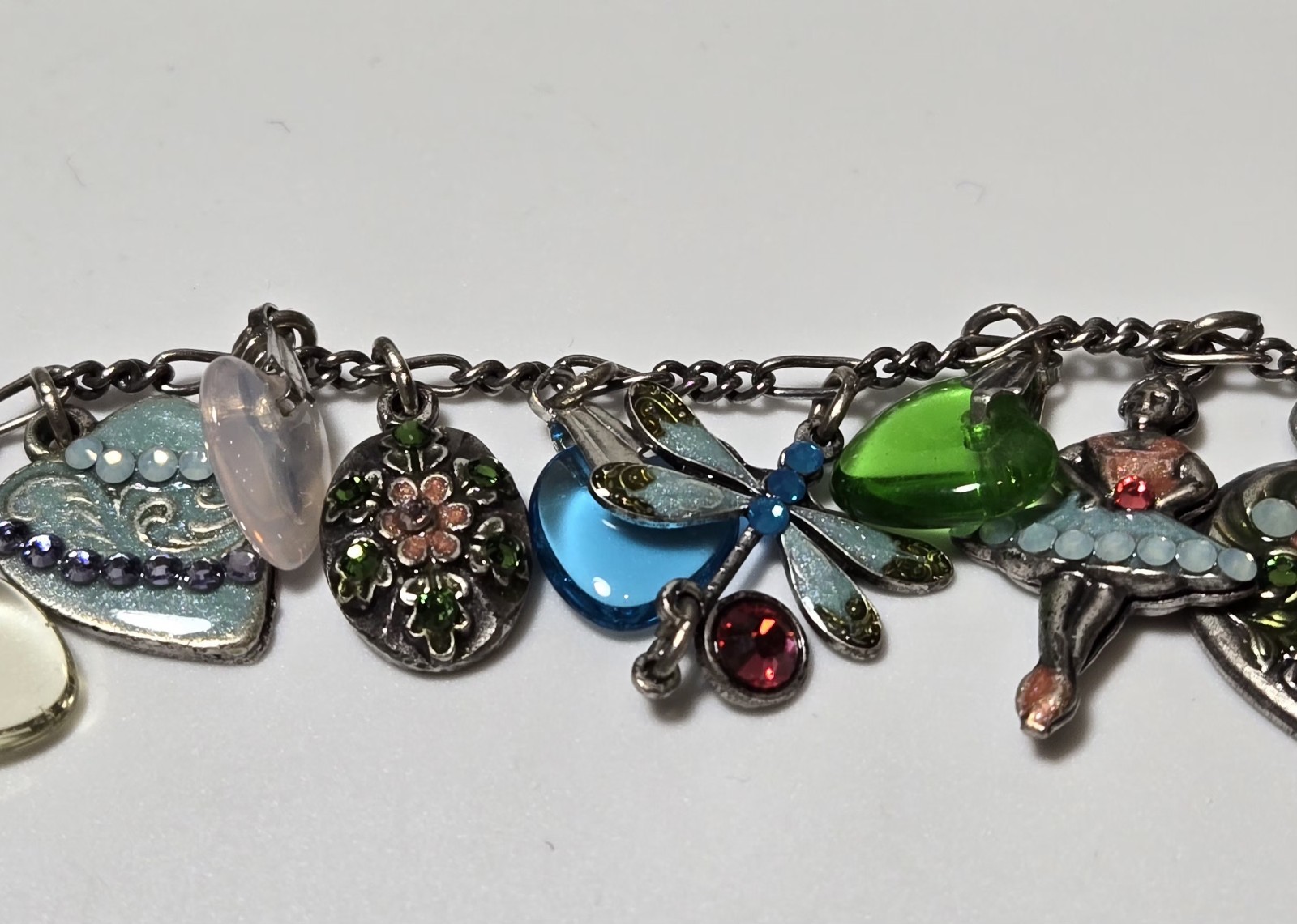 Anne Koplik Dragonfly Butterfly Necklace Cottage Garden Spring Faerie Ballet