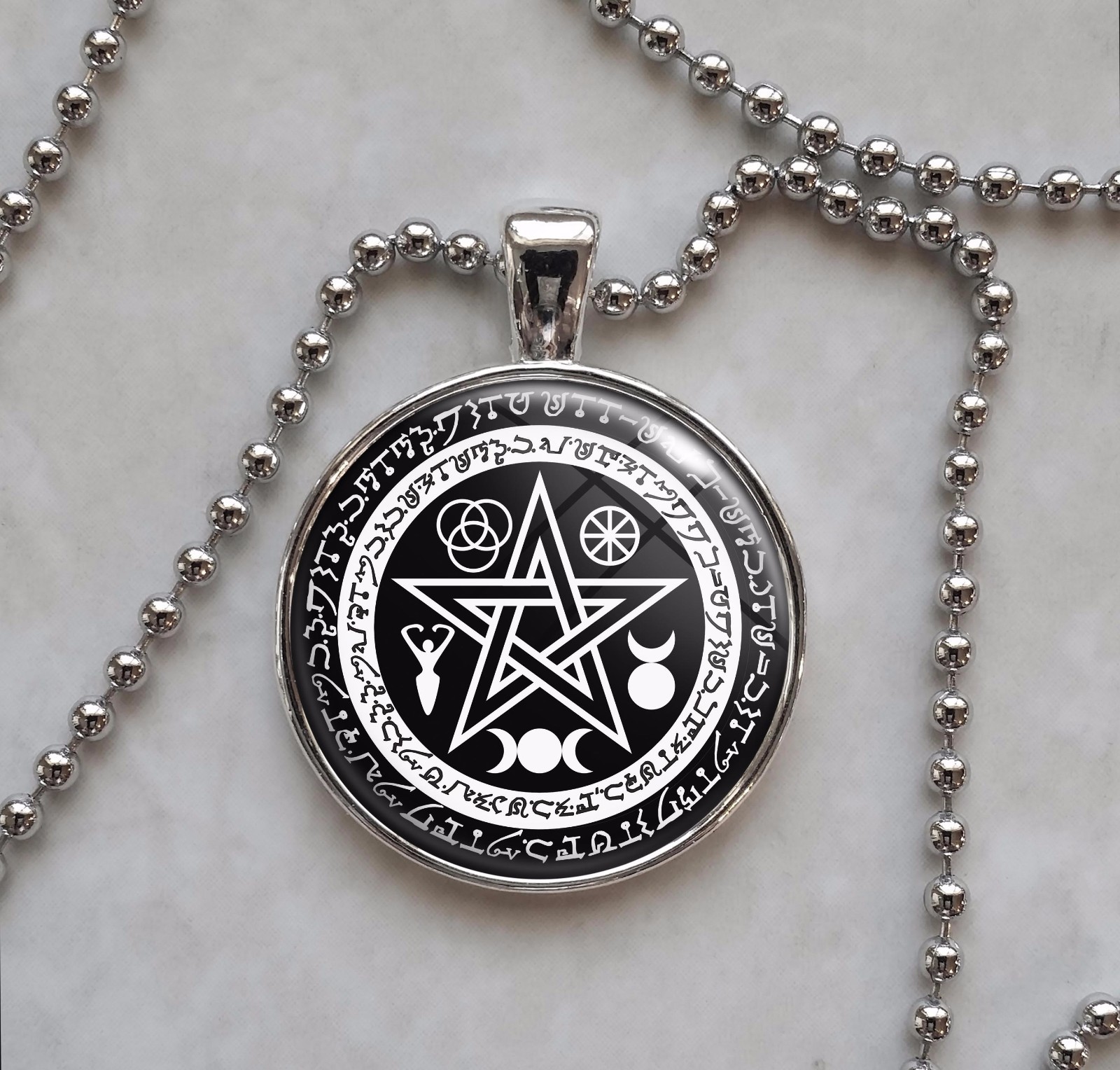 Wicca General Love Spell witchcraft magic pagan celtic occult Pendant Necklace
