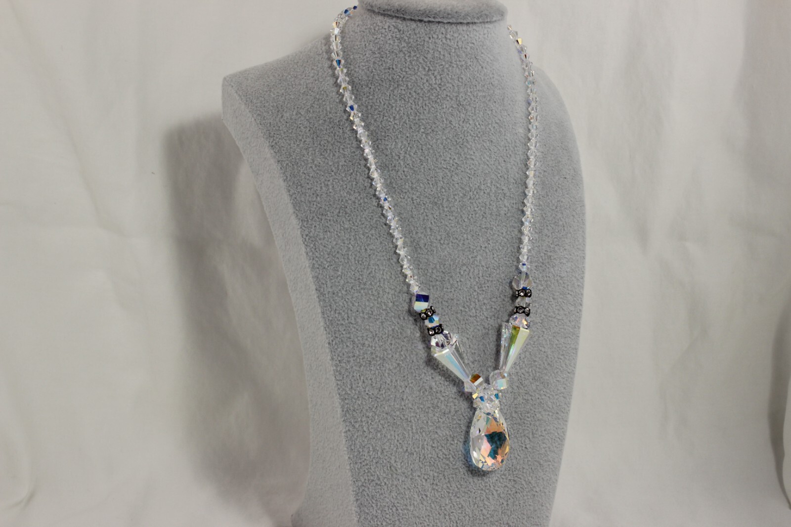 Made with Swarovski Elements AB Crystals Special Occasion Necklace