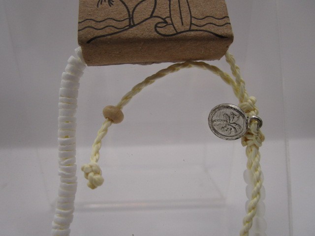 ISLANDER BALI PINEAPPLE ISLAND BRACELET PK-003 PUKA SHELL BEACH VIBE FREE SHIP