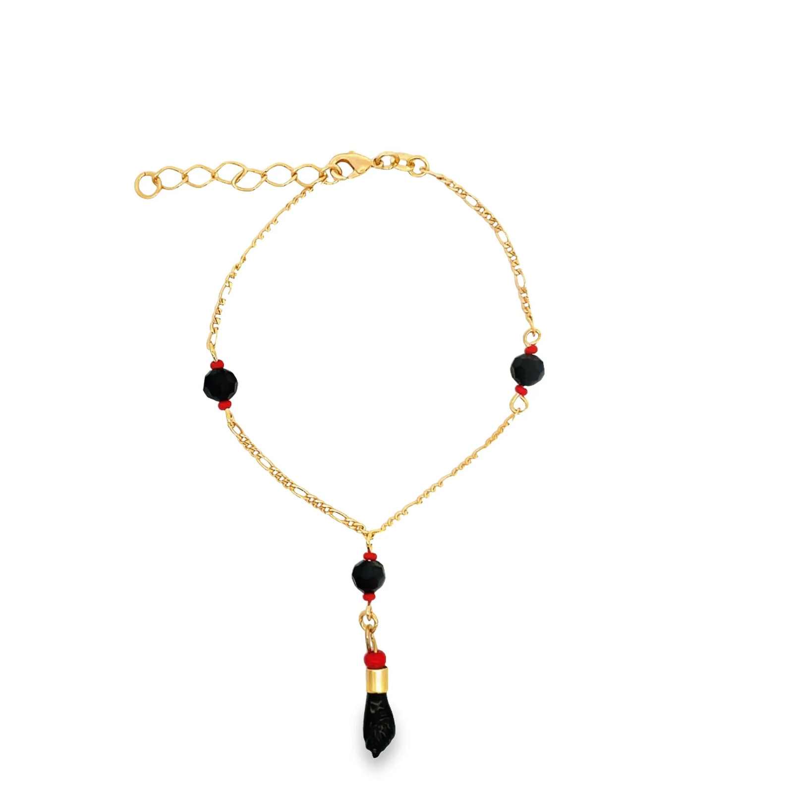 Azabache Beaded Bracelet (I281)