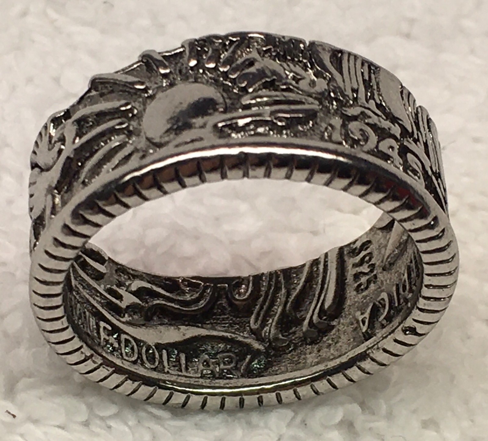 United States Walking Liberty Half Dollar Coin Ring Costume Jewelry Size 11