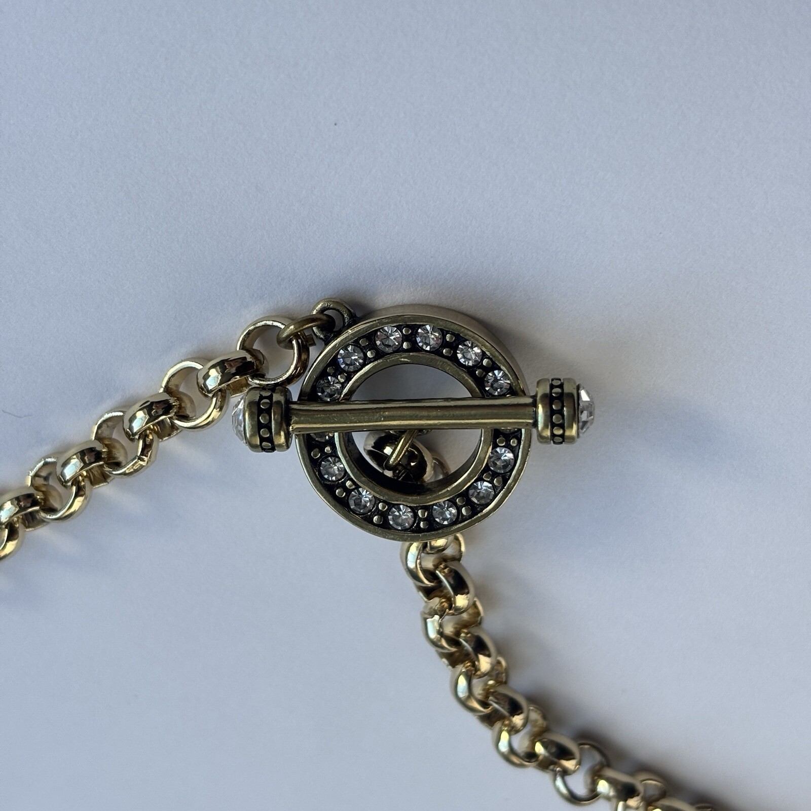 HEIDI DAUS X Dome Long Strand (4 Stations/White/Toggle-Closure) Chain Necklace