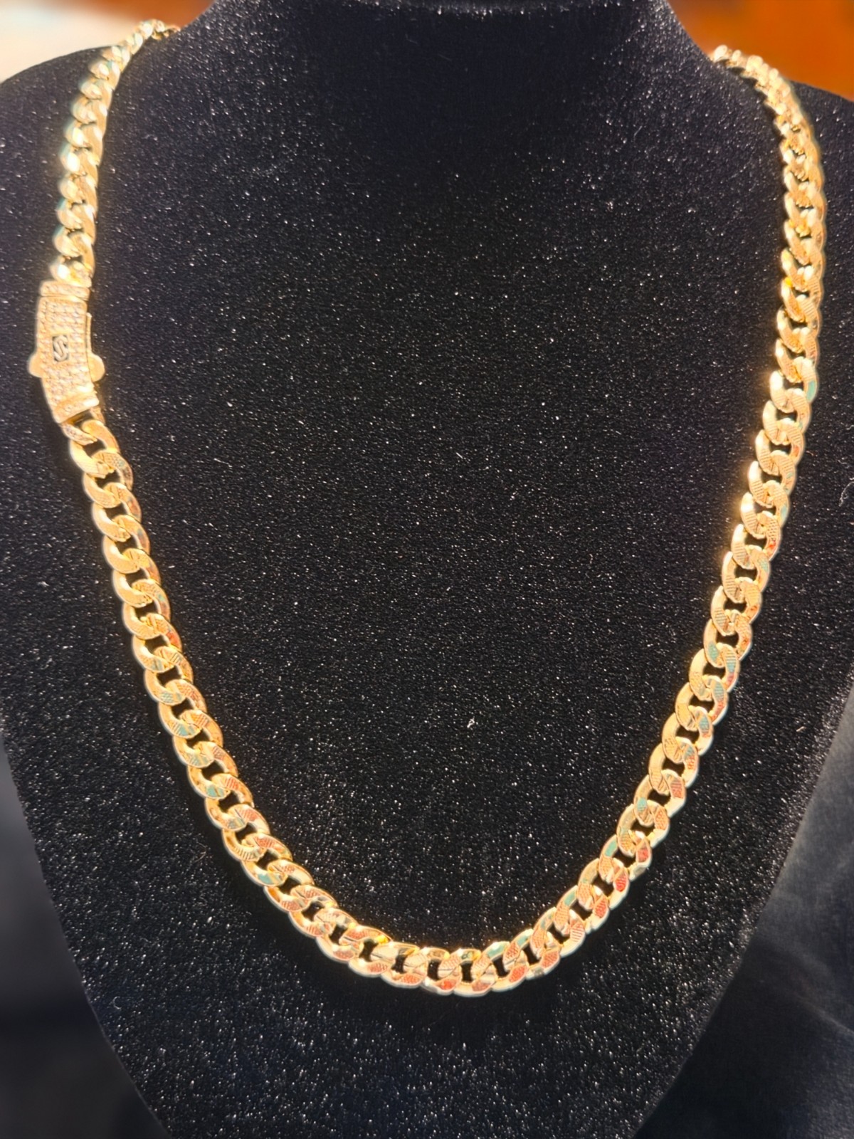 14k Yellow Gold Filled Monaco Cuban Necklace