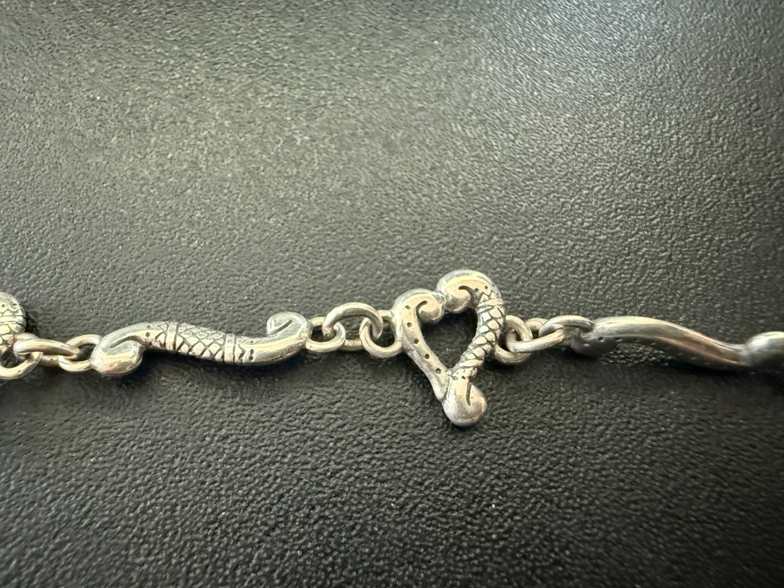 Brighton Silver Tone Heart Design Bracelet Very Good Condition