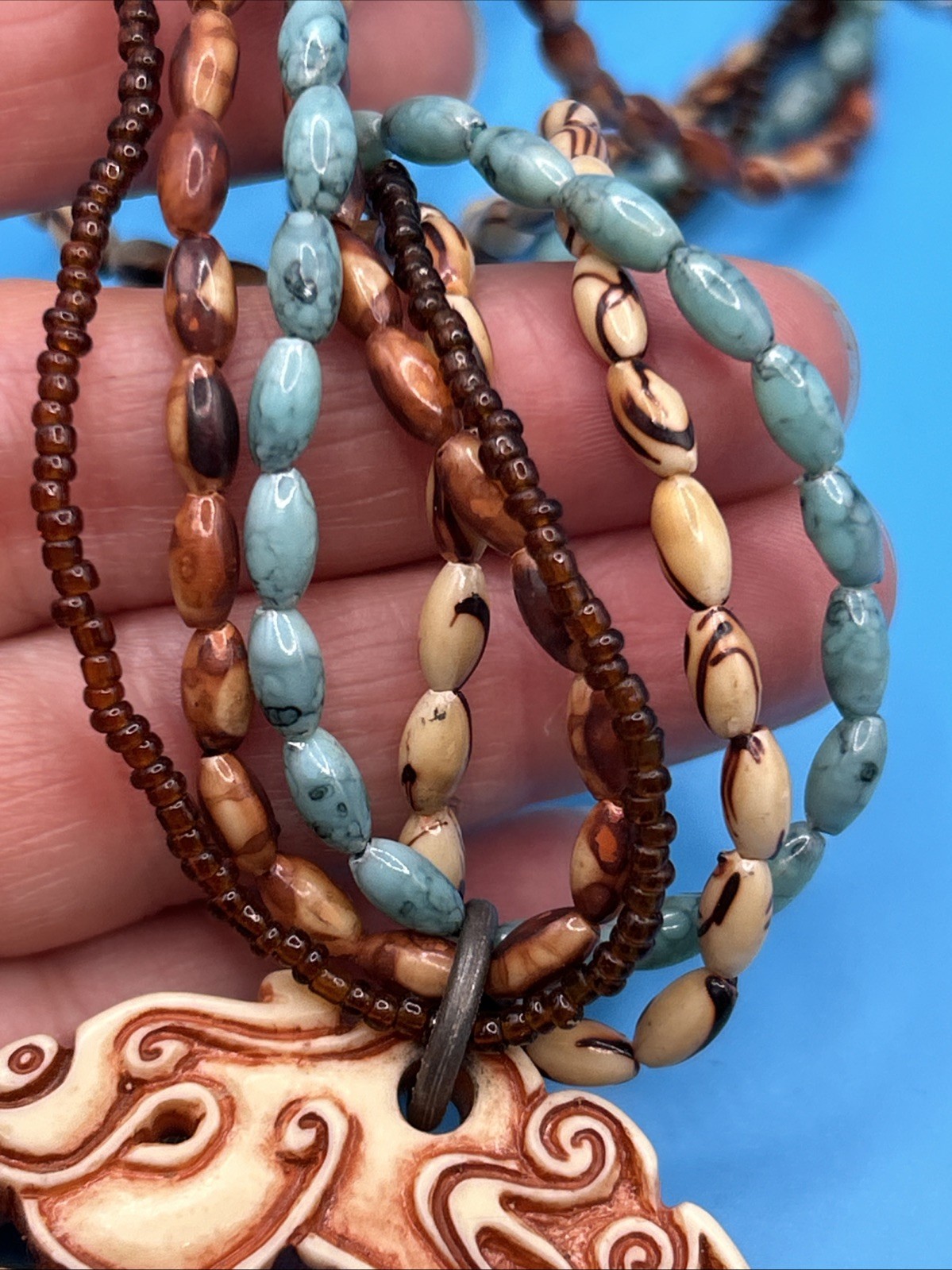 Lot Of 3 Unique Necklaces (See Description) Estate Jewelry