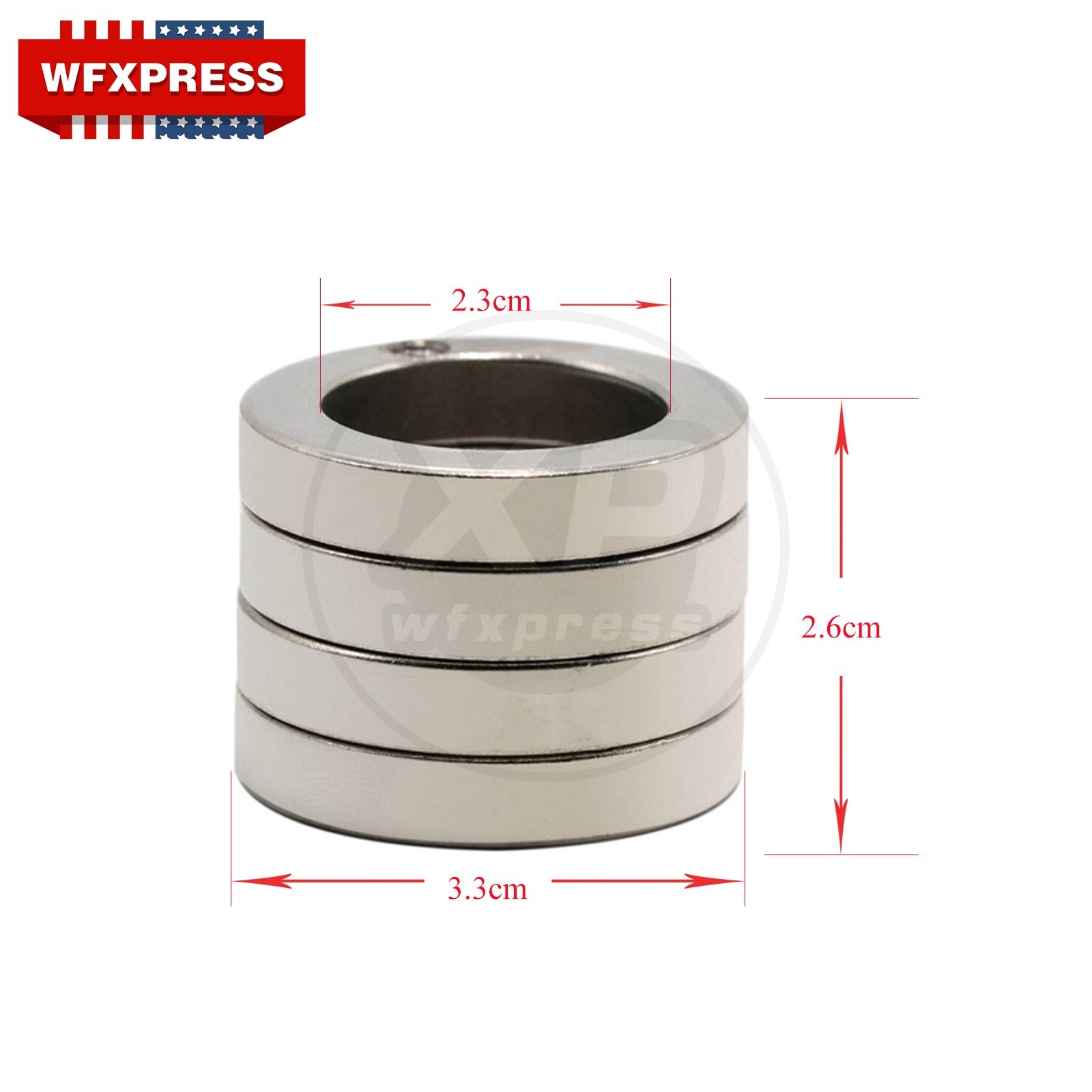 4x Outdoor Rotatable Folding Ring Clasp Ring For Hiking Men Stainless Steel