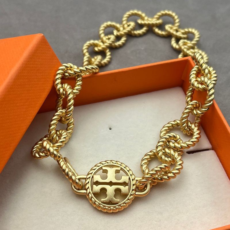 New Rope Textured Collar Necklace | Gold Tone Chain