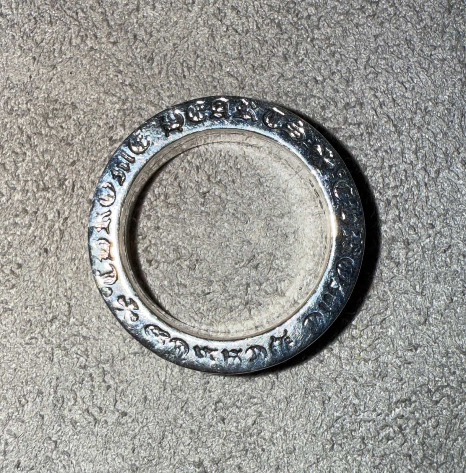 Chrome Hearts Fxxk You Spacer Ring 6mm 🔥 Best Price *Pre Owned* 2003 Size 9.5