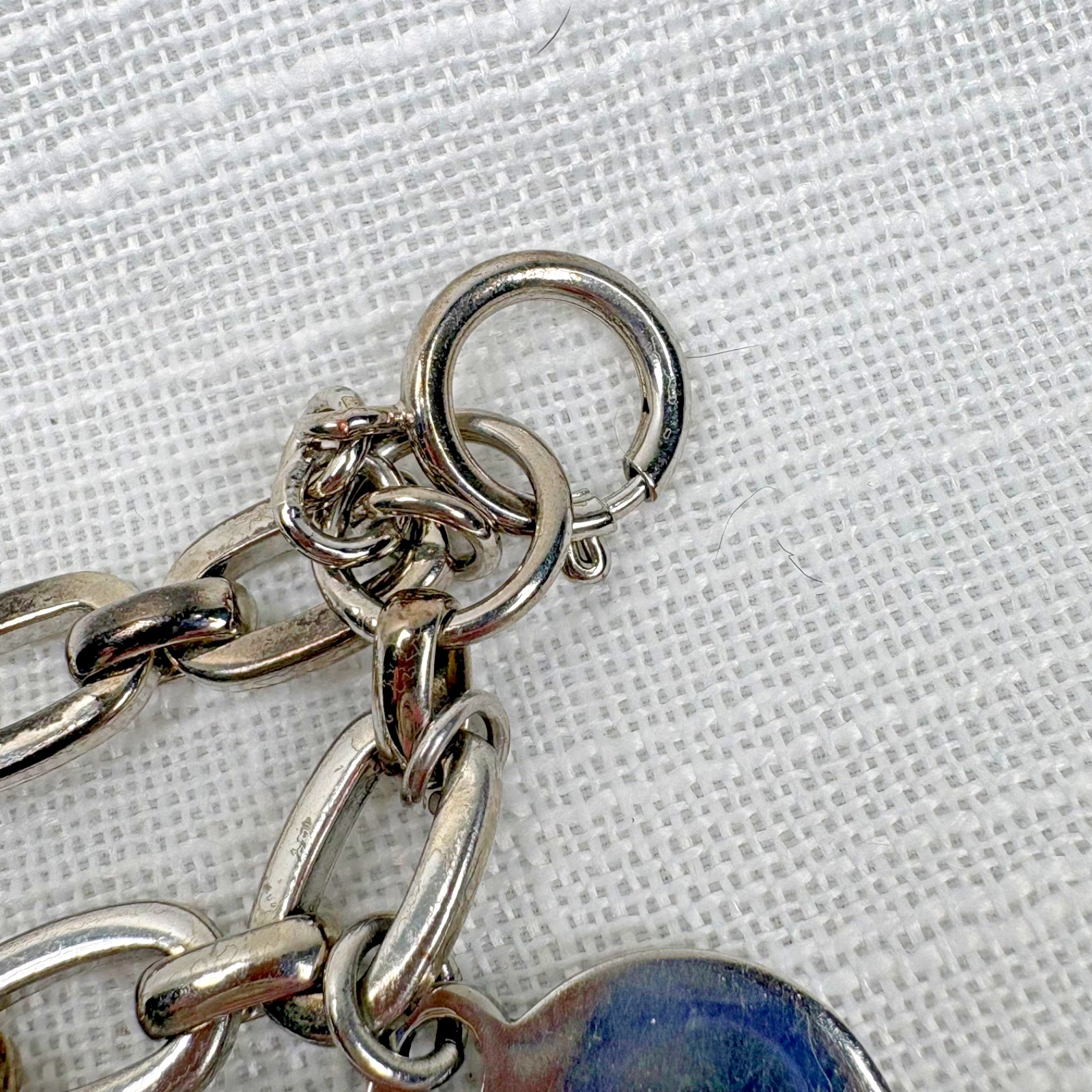 Y2K Juicy Couture Heart Charm Bracelet Silver And Gold Tone Charms Let Them Cat