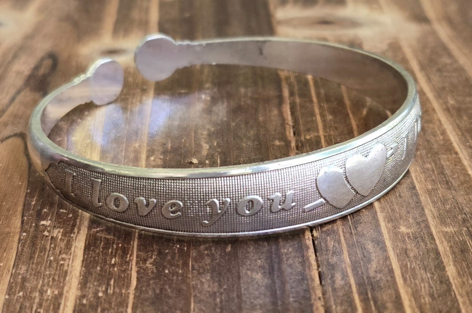 Woman Tibetan Bangle Bracelet Silver Tone Totem Carved Stackable bulk 10 pc