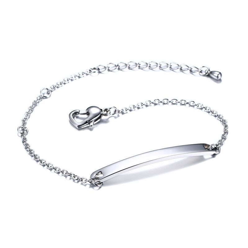 Stainless Steel 6-8″ Adjustable Bracelet Silver Rose Gold Plated-Free Engraving