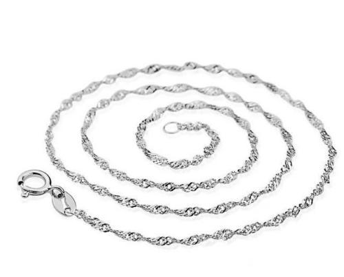 Sterling Silver Purple Rose Amethyst Flower Pendant Chain Necklace Love Gift L22