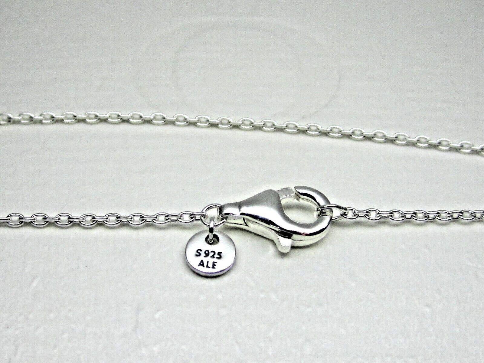 Authentic Pandora #590515-45 Chain Necklace Sterling Silver Adjustable 17in