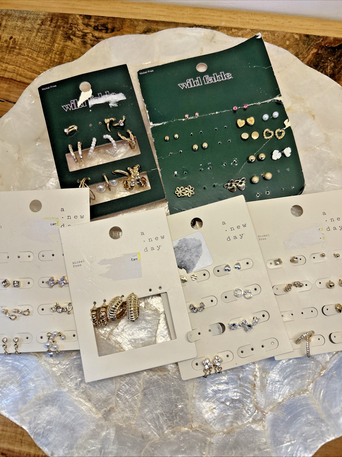 Lot 40+ Pair Earrings Target Wild Fable & A New Day New