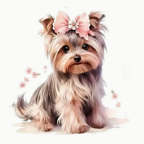 YORKSHIRE TERRIER DOG Pendant on 925 Silver Plated 20″ 22″ Necklace GOLD AWARD