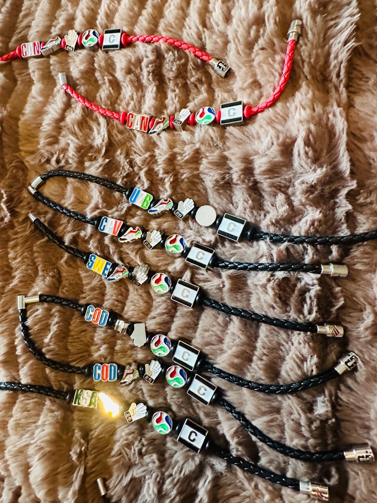 Customized FIFA bracelets- Choose Your Charms!