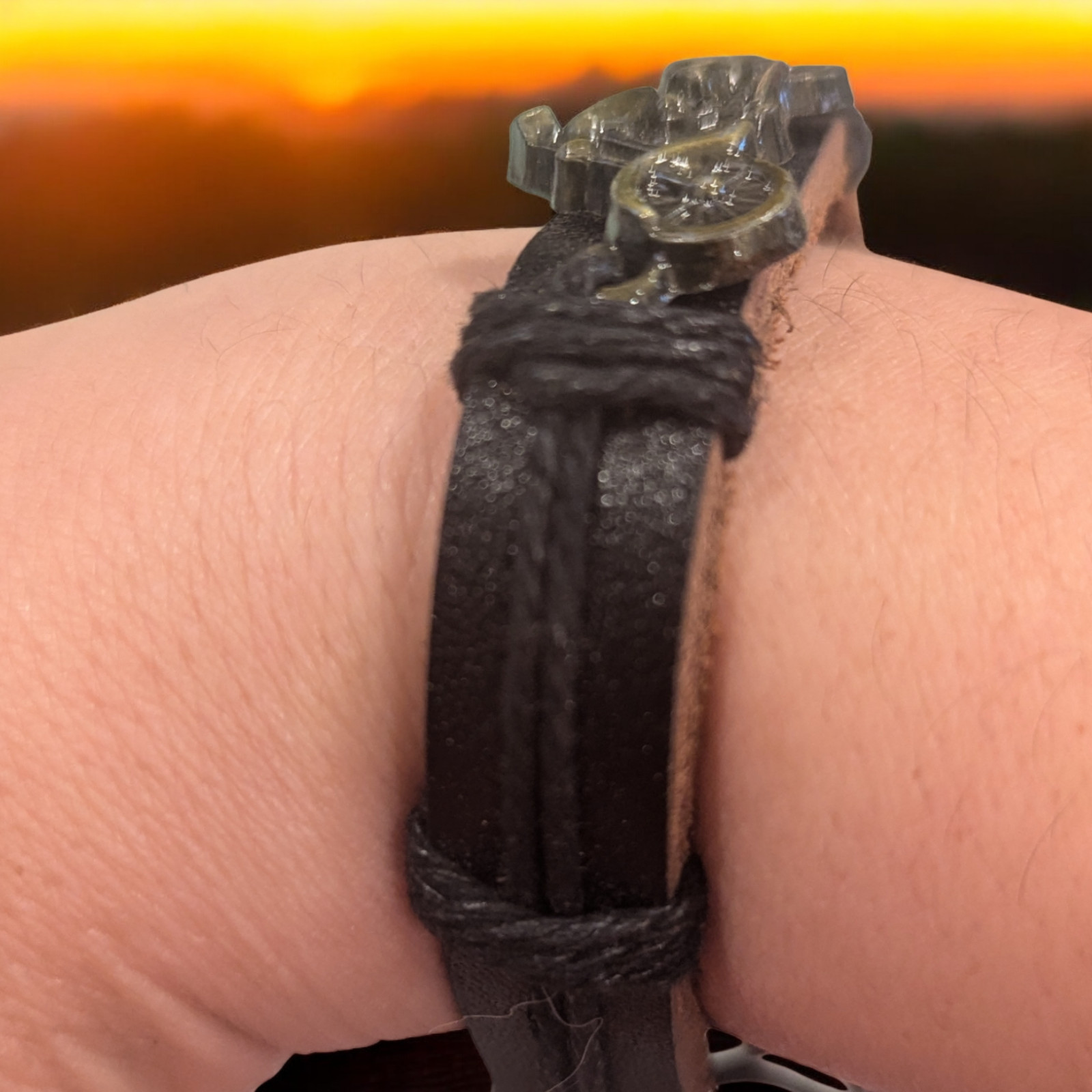 Motorcycle Leather Bracelet / Jewelry / Vegan Leather / Unisex / Motorcycles
