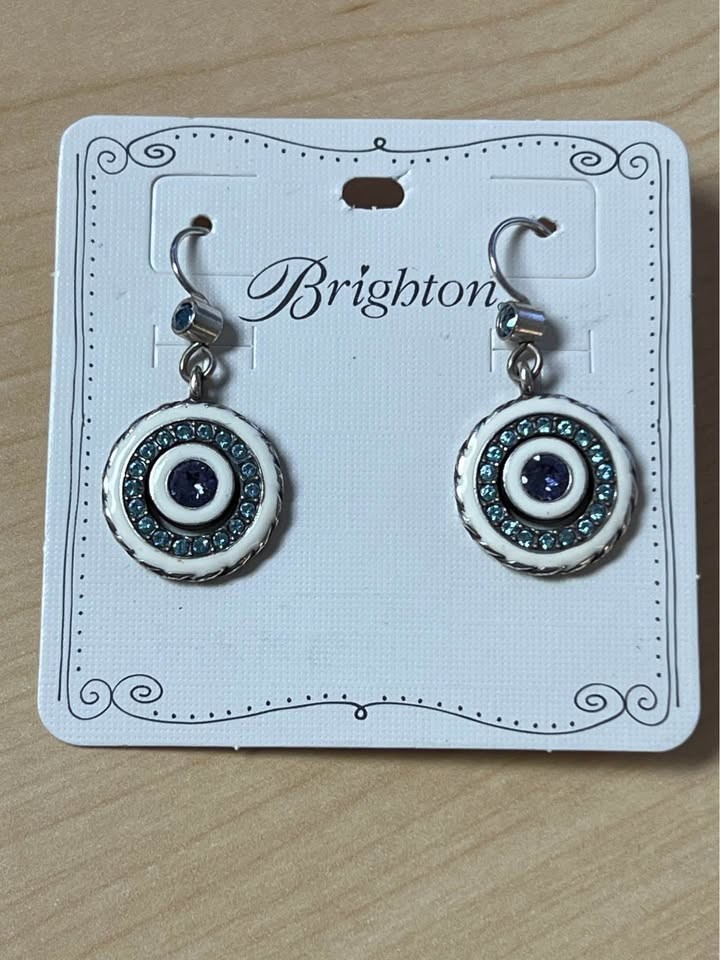 RETIRED Brighton HALO LIGHT French Wire Earrings $72 RETAIL
